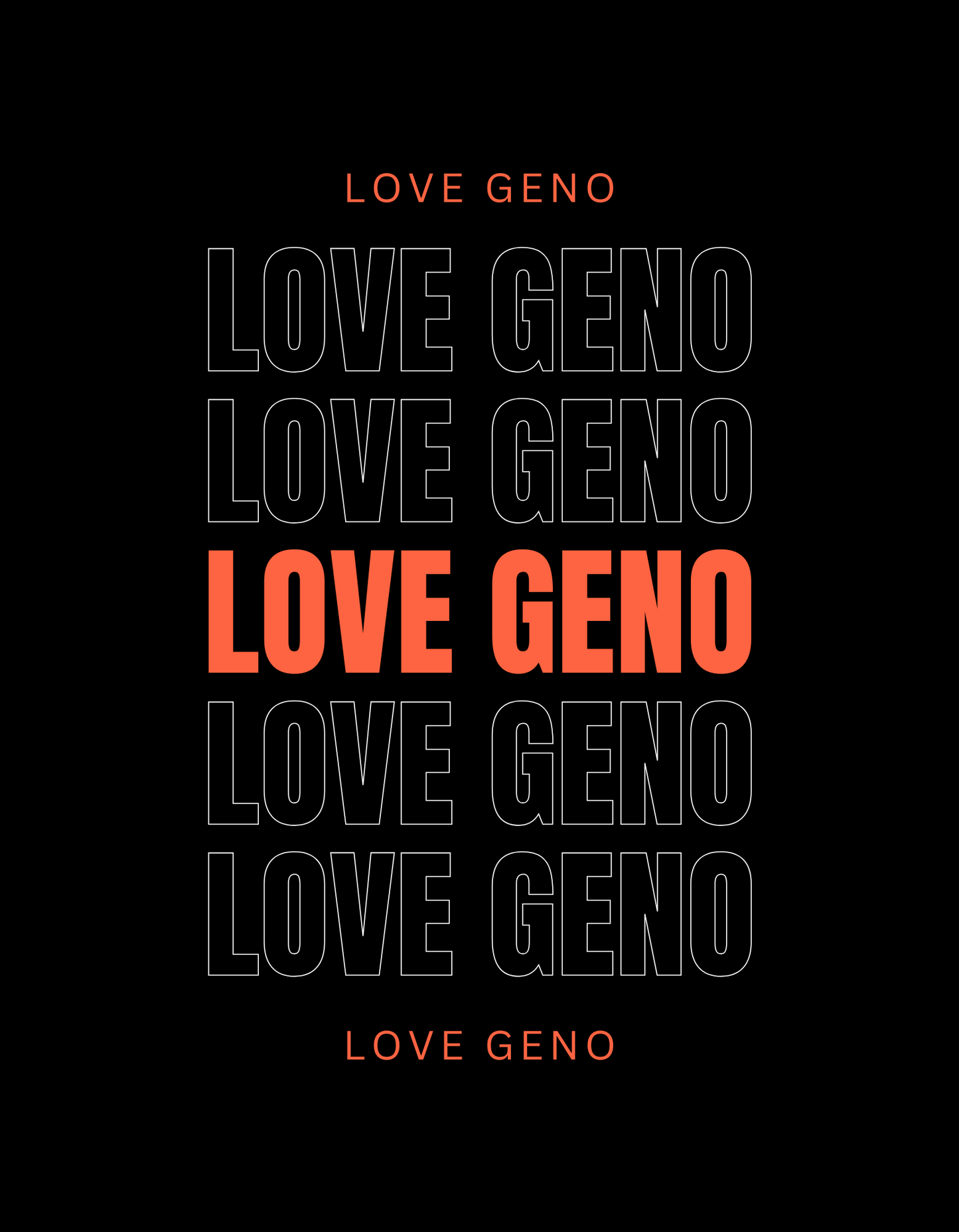 Love Geno Collection Shirt